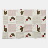 Kätzchen-Hintergründe Küchentuch (Horizontal)