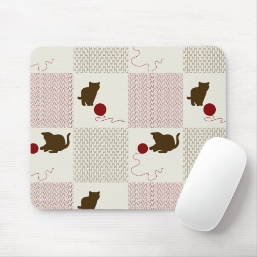 Kätzchen-Hintergründe Mousepad (Mit Mouse)
