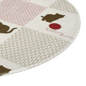 Kätzchen-Hintergründe Schneidebrett (Ecke)