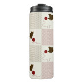 Kätzchen-Hintergründe Thermosbecher (Vorderseite)