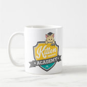Kätzchen-HochschulWappen-Tasse Kaffeetasse (Links)