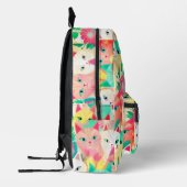 Kätzchen Huddle Pastel Gezeichnet Art Bedruckter Rucksack (Links)