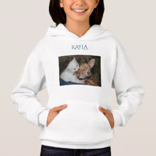 Kätzchen/Hundehoodie mit personalisiertem Namen Hoodie