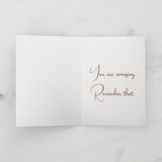 Kätzchen im alten Boot Karte (Innenseite)