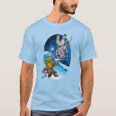 Kätzchen im Bereich See und Weltraum - Vorteile de T-Shirt (Vorderseite)