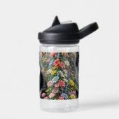 Kätzchen im Blumengarten Trinkflasche (Links)