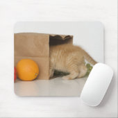 Kätzchen im Lebensmittelbeutel Mousepad (Mit Mouse)