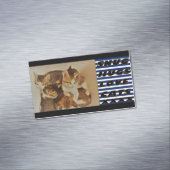 Kätzchen im Originalfoto Magnetische Visitenkarte (Beispiel)