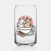 Kätzchen im Pokal knuddeln - Adorable Tea Time Dosenglas (Rückseite)