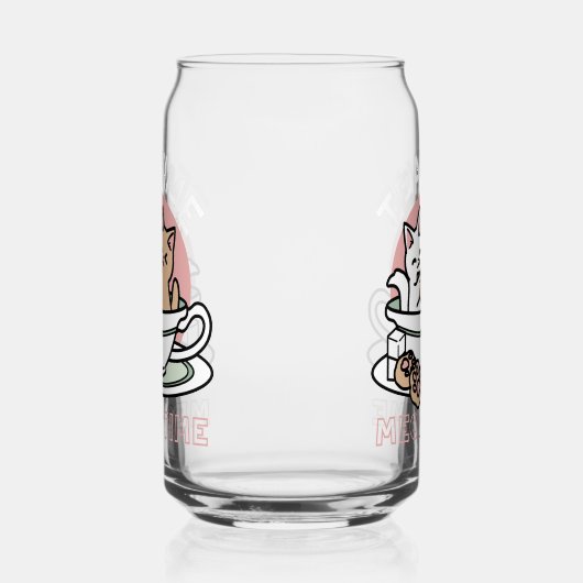 Kätzchen im Pokal knuddeln - Adorable Tea Time Dosenglas (Rechts)