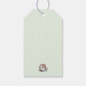 Kätzchen im Pokal knuddeln - Adorable Tea Time Geschenkanhänger (Rückseite)