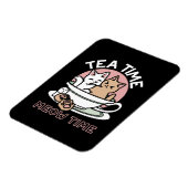 Kätzchen im Pokal knuddeln - Adorable Tea Time Magnet (Linke Seite)