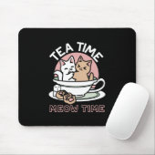 Kätzchen im Pokal knuddeln - Adorable Tea Time Mousepad (Mit Mouse)
