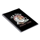 Kätzchen im Pokal knuddeln - Adorable Tea Time Notizblock (Rechte Seite)