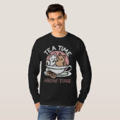 Kätzchen im Pokal knuddeln - Adorable Tea Time T-Shirt (Vorne ganz)