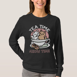 Kätzchen im Pokal knuddeln - Adorable Tea Time T-Shirt