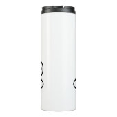 Kätzchen im Pokal knuddeln - Adorable Tea Time Thermosbecher (Rückseite)