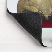 Kätzchen im Wagen Mousepad (Ecke)