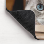 Kätzchen in der Einkaufstüte Mousepad (Ecke)
