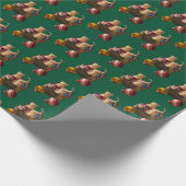 Kätzchen in der Schachtel Geschenkpapier (Ecke)