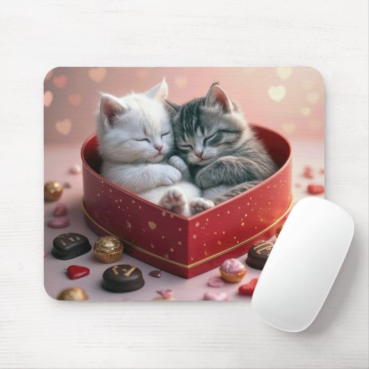 Kätzchen in der Schachtel Mousepad (Mit Mouse)