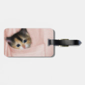 Kätzchen in der Tasche 2 Gepäckanhänger (Rückseite horizontal)