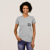 Kätzchen in der Tasche T-Shirt (Vorne ganz)