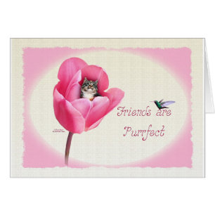 Kätzchen in der Tulpe