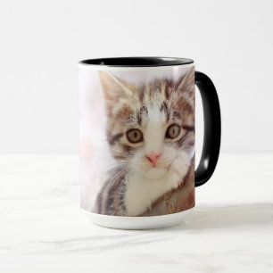 Kätzchen in einem Baum Tasse