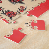 Kätzchen in einem Blume-Korb Puzzle (Seite)