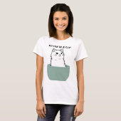 Kätzchen in einem Cup-Snack T-Shirt (Vorne ganz)