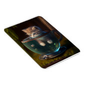 Kätzchen in einem flexiblen Teacup Magnet (Rechte Seite)