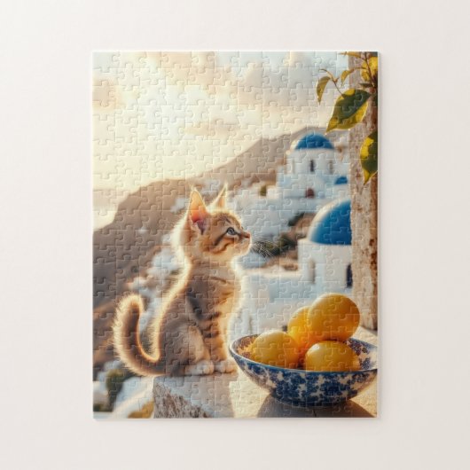Kätzchen in Italien Puzzle (Vertikal)