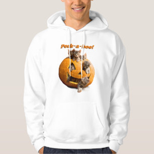 Kätzchen in Jack-o-Lantern Hoodie
