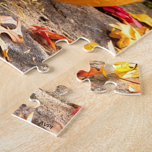 Kätzchen in Jack-o-Lantern Puzzle (Seite)