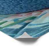 Kätzchen in Liebe Poster (Ecke)