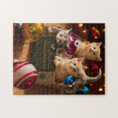 Kätzchen in Schachtel Puzzle (Horizontal)