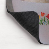 Kätzchen in Vintagem Teacup Mousepad (Ecke)