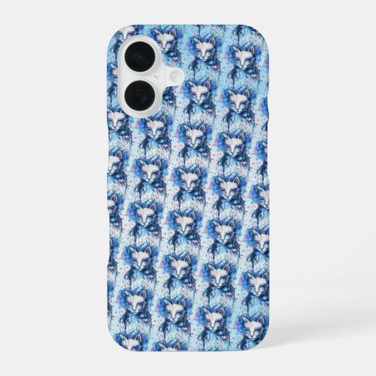 Kätzchen iPhone 16 Hülle (Rückseite)