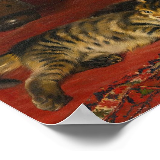 Kätzchen | Julius Adam the Younger Poster (Ecke)