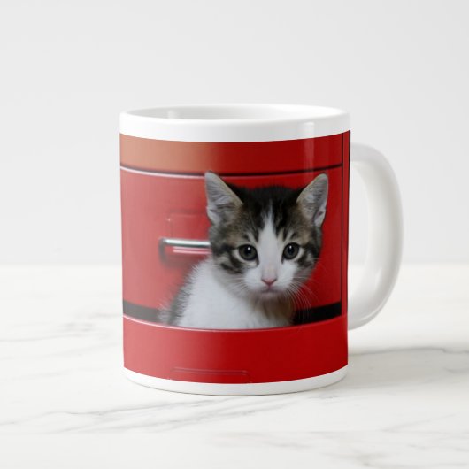Kätzchen Jumbo-Tasse (Vorderseite Rechts)
