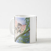 Kätzchen-Kaffee- oder Teetasse (Vorderseite Links)
