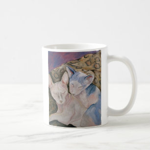 Kätzchen-Kaffeetasse der Sphinxes unbehaarte "die Kaffeetasse