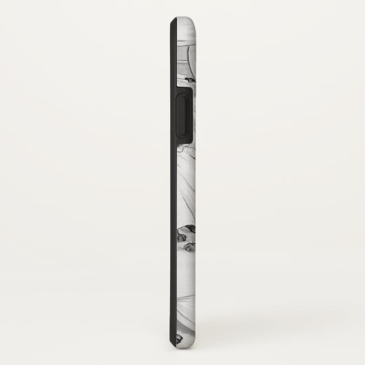 Kätzchen-Kampf iphoneX Fall Louis Wain Case-Mate iPhone Hülle (Hinten/Rechts)