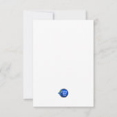 Kätzchen Karte (Rückseite)