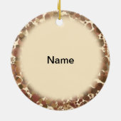 Kätzchen Katze Schlafend Schmuck Keramik Ornament (Hinten)