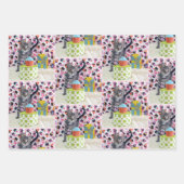 Kätzchen! (Katzen) Buffington und Patton's Geburts Geschenkpapier Set (Vorderseite)