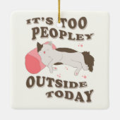 Kätzchen Keramikornament (Rückseite)