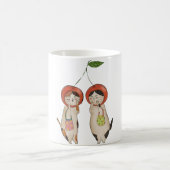 Kätzchen Kirschen Kaffeetasse (Mittel)