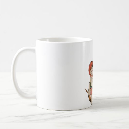 Kätzchen Kirschen Kaffeetasse (Links)